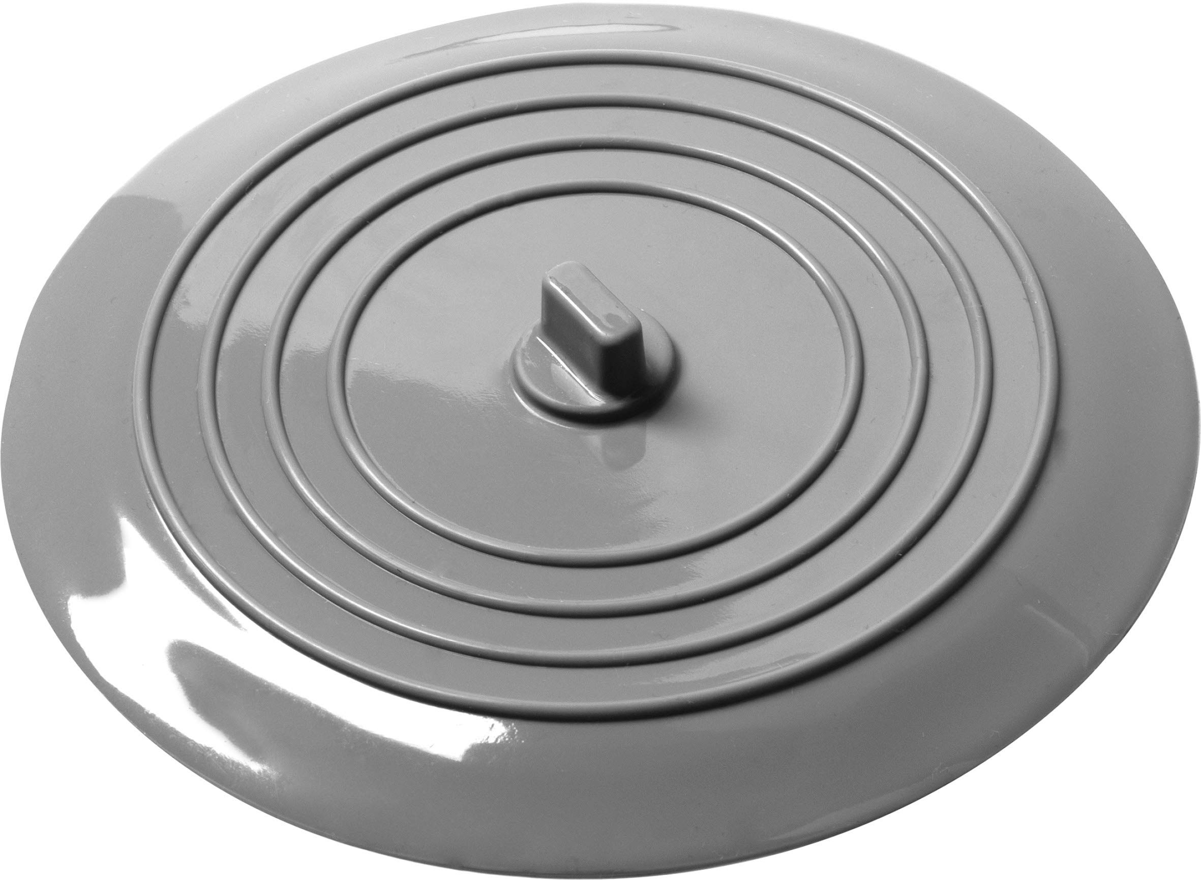 Werkzeyt ZYT184 Universal Drain Plug Diameter 153 mm Flexible Silicone Especially Flat for Sealing Standard Drains Rubber Plugs Silicone Stopper Grey