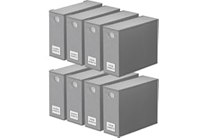 SpaceAid 8 Pack Bed Sheet Organizers and Storage, Foldable Sheet Organizer for Linen Closet, Sheets Set Folder Keeper with Wi