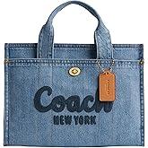 Coach Cargo Tote Bag with Bow Print