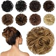 SEGO 100% Human Hair Curly Messy Bun Hair Piece – Scrunchie Updo, Real Hair Extensions, Multiple Colors - View #2