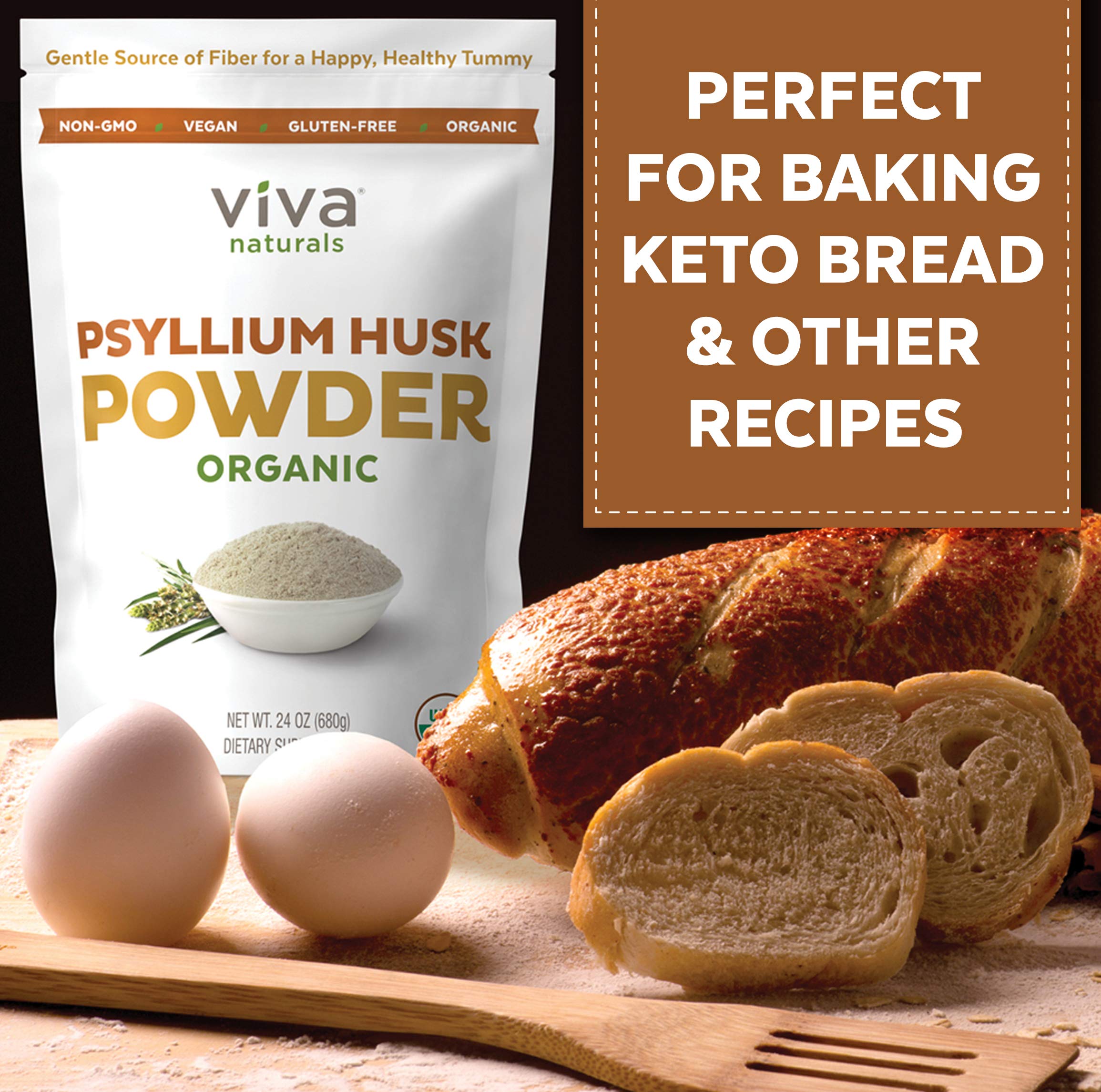 Organic Psyllium Husk Powder; Psyllium Husk Fiber Powder for Baking