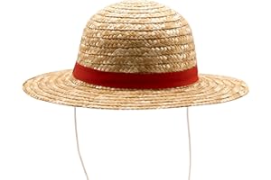 ABYSTYLE Officially Licensed One Piece Monkey D Luffy Straw Hat Performance Animation Pirate Hat Anime Cosplay Accessories Merch Gift