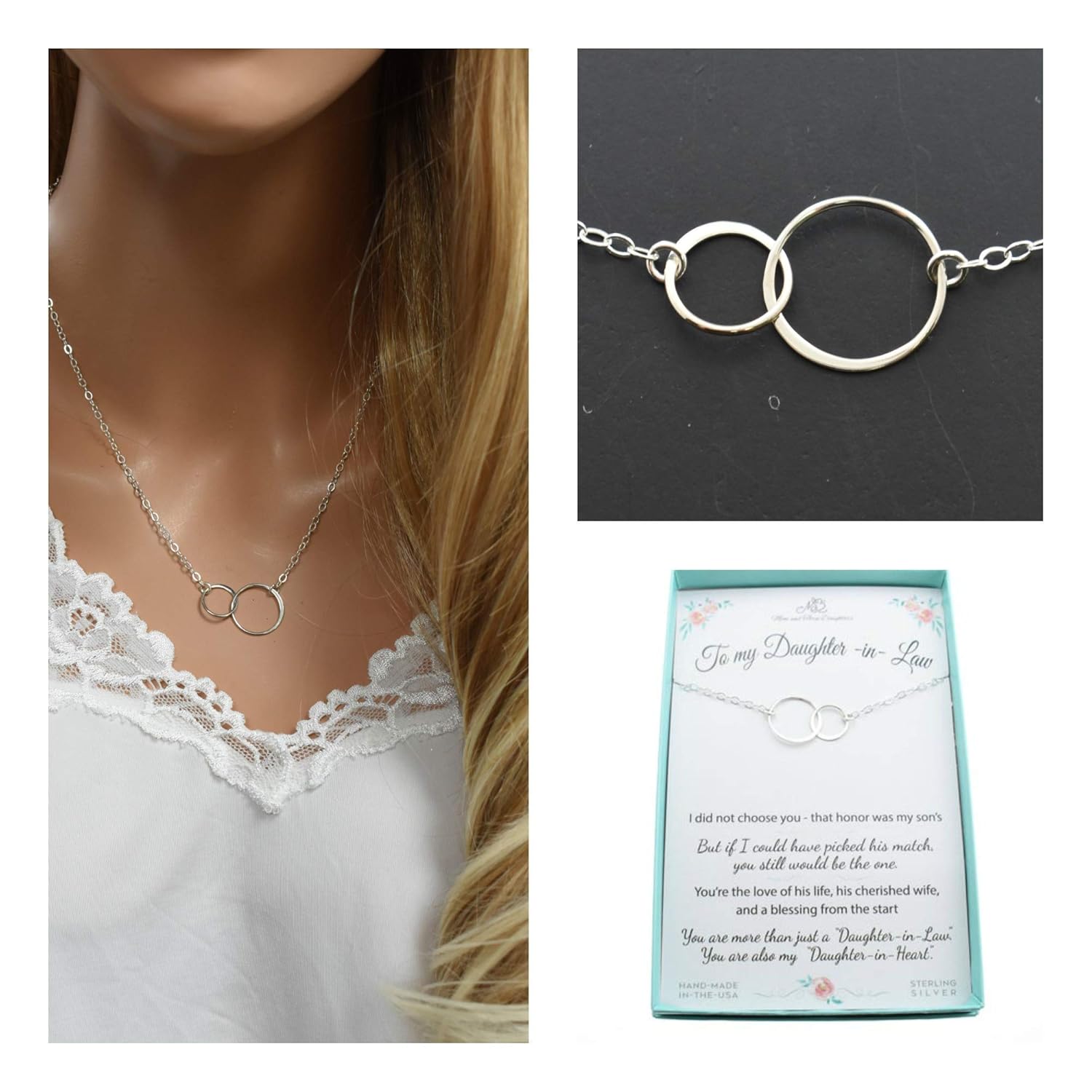 sterling silver daughter in law necklace