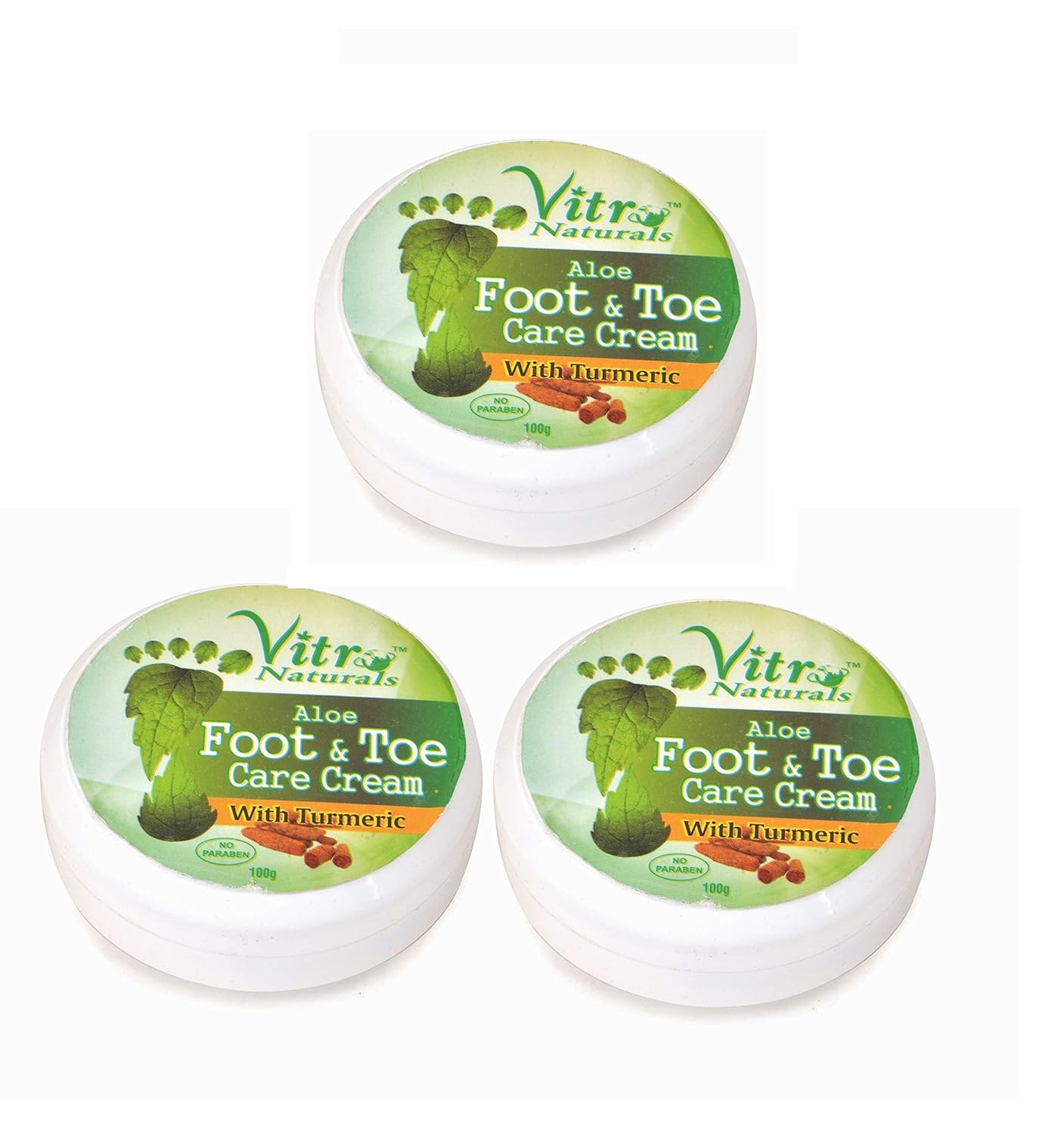 Buy VITRO Foot & Toe Care Cream 100 gm Set of 3 Organic Foot Crack