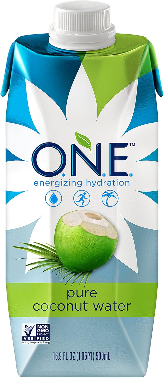 O N E Pure Coconut Water 16 9 Ounce Pack Of 12 Amazon Ca Grocery Gourmet Food