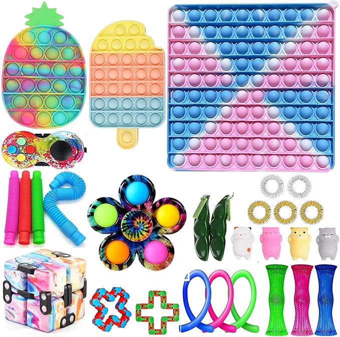 Cheap Big SetFidget Toy Set, Fidget Packs Pas Cher avec fossettes