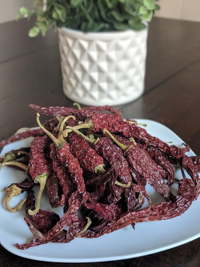 Kashmiri Red Chili Whole 100 natural, by Spicefix, 7.0 oz