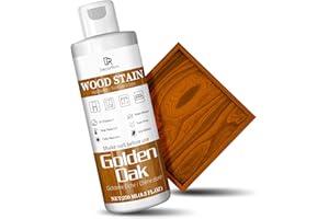 Wood Stain, 250ml Golden Oak Water Based Wood Stain, Matte Wooden Dye Fast Curing for Indoor and Outdoor Wooden Furniture, Do