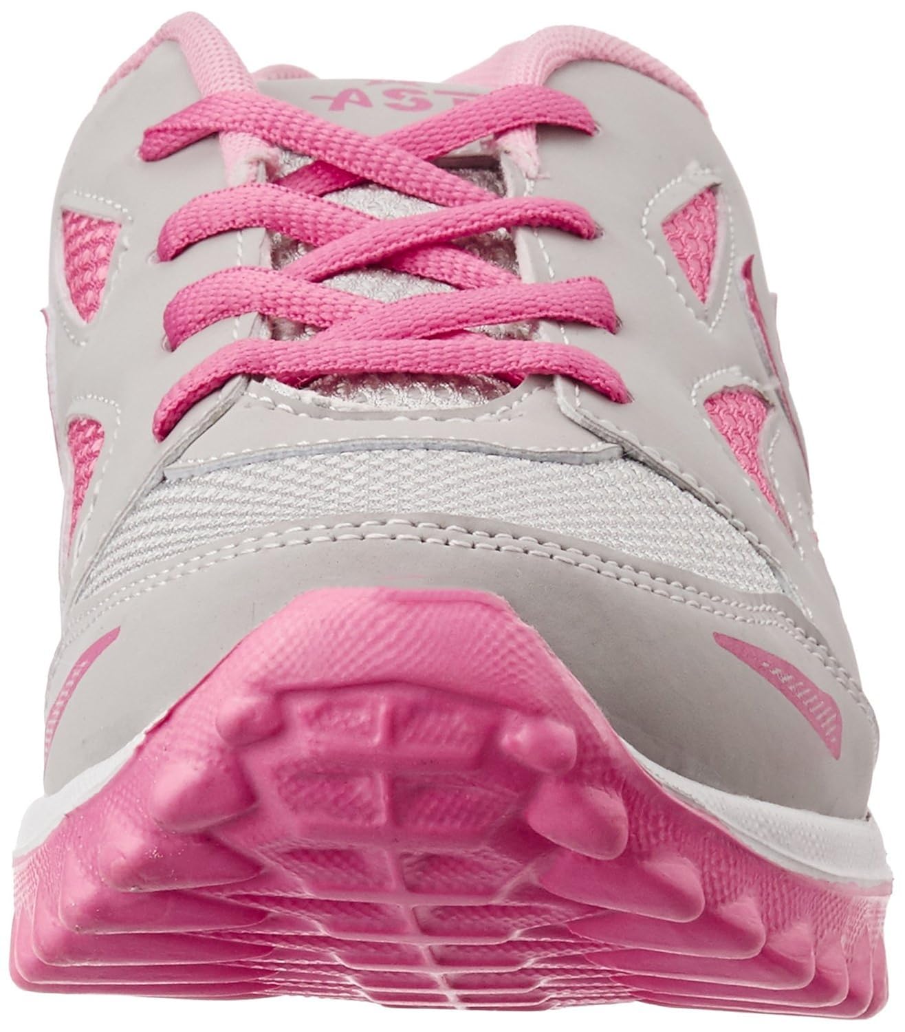shoes t20 women's grey & pink running shoe