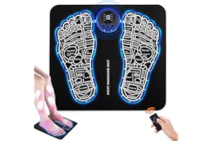 Phixnozar EMS Foot Massager Mat for Muscle Relaxation,Back & Leg Foot Massage, TENS (Mode:KTR-2493)
