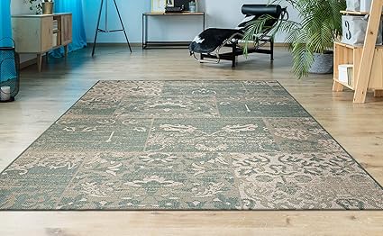 Amazon Com Couristan Afuera Country Cottage Rug 5 Feet 3 Inch By