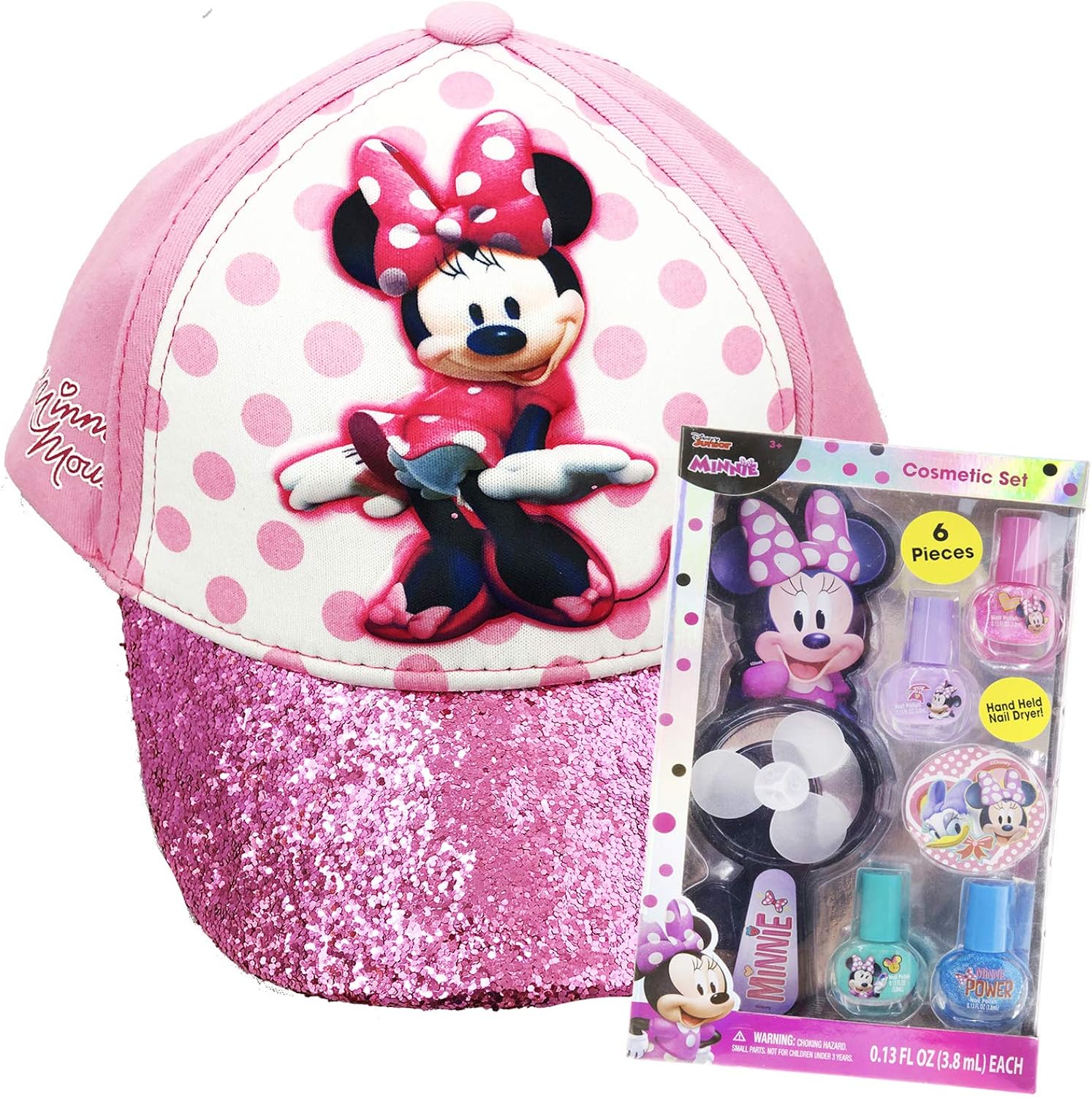minnie mouse nail polish set with dryer