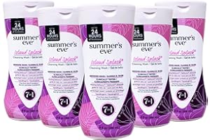 Summer's Eve Island Splash Refreshing Daily Feminine Wash, Removes Odor, pH balanced, 9 fl oz. (Pack of 5)