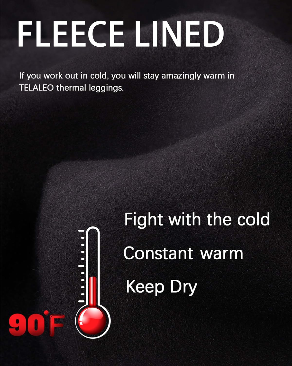 TELALEO Boys Compression Leggings Pants Youth Thermal Fleece Base Layer Tights Cold Weather Heat Gear (NO Fireball On Leg): Clothing