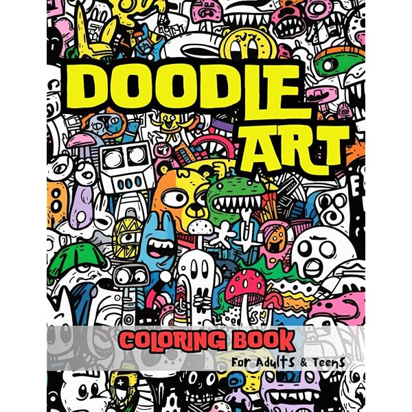 Amazon.com: DoodleLand: A Coloring Book: 9798217047345: Mr Doodle