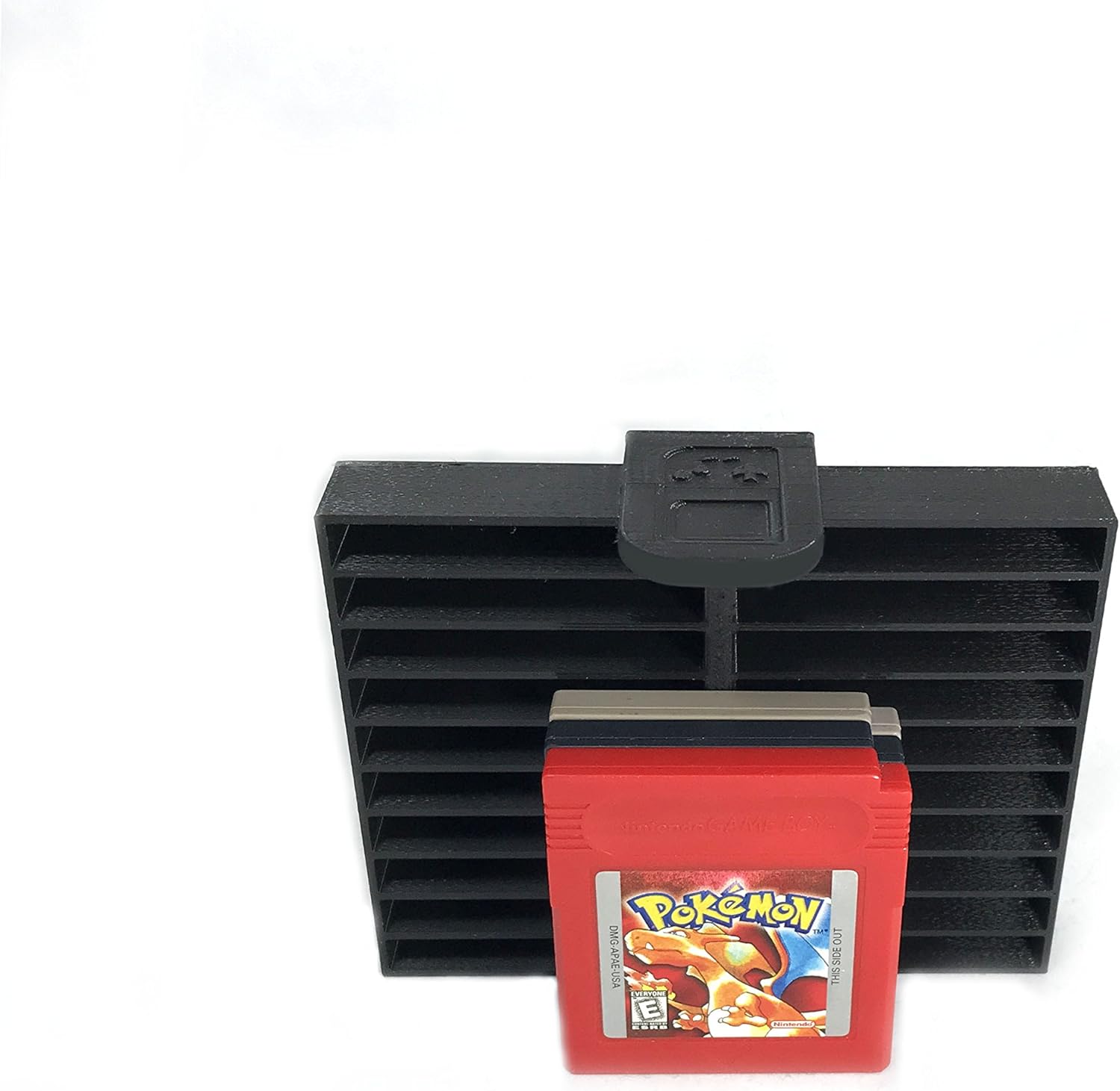Collector Craft, Black, N64 Compatible Cartridge Holder, N64 Game Tray, Holds 10 Games, Organization, Retro Video Game Collection, Works with Nintendo 64 NTSC and PAL Cartridges: Electronics