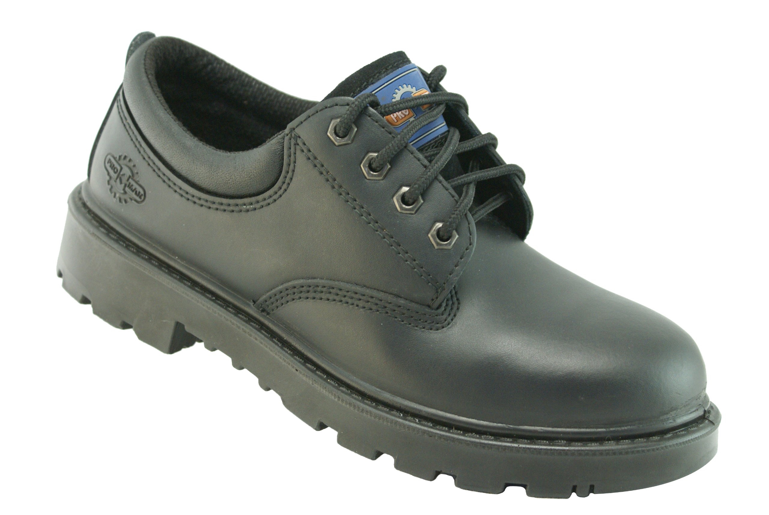 Rock Fall ProMan Austin Black Fibre Glass Toe Cap Black Boot, Fully Waterproof Safety Boots, SRC Slip Rated Work, Shock Absorbing Midsole and Lightweight UK 16