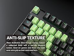 Ranked Rubber Keycap Set | Double Shot Translucent