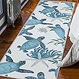 Amazon.com: Tritard Coastal Sea Turtles Hallway Runner Rug 2x6 Beach ...