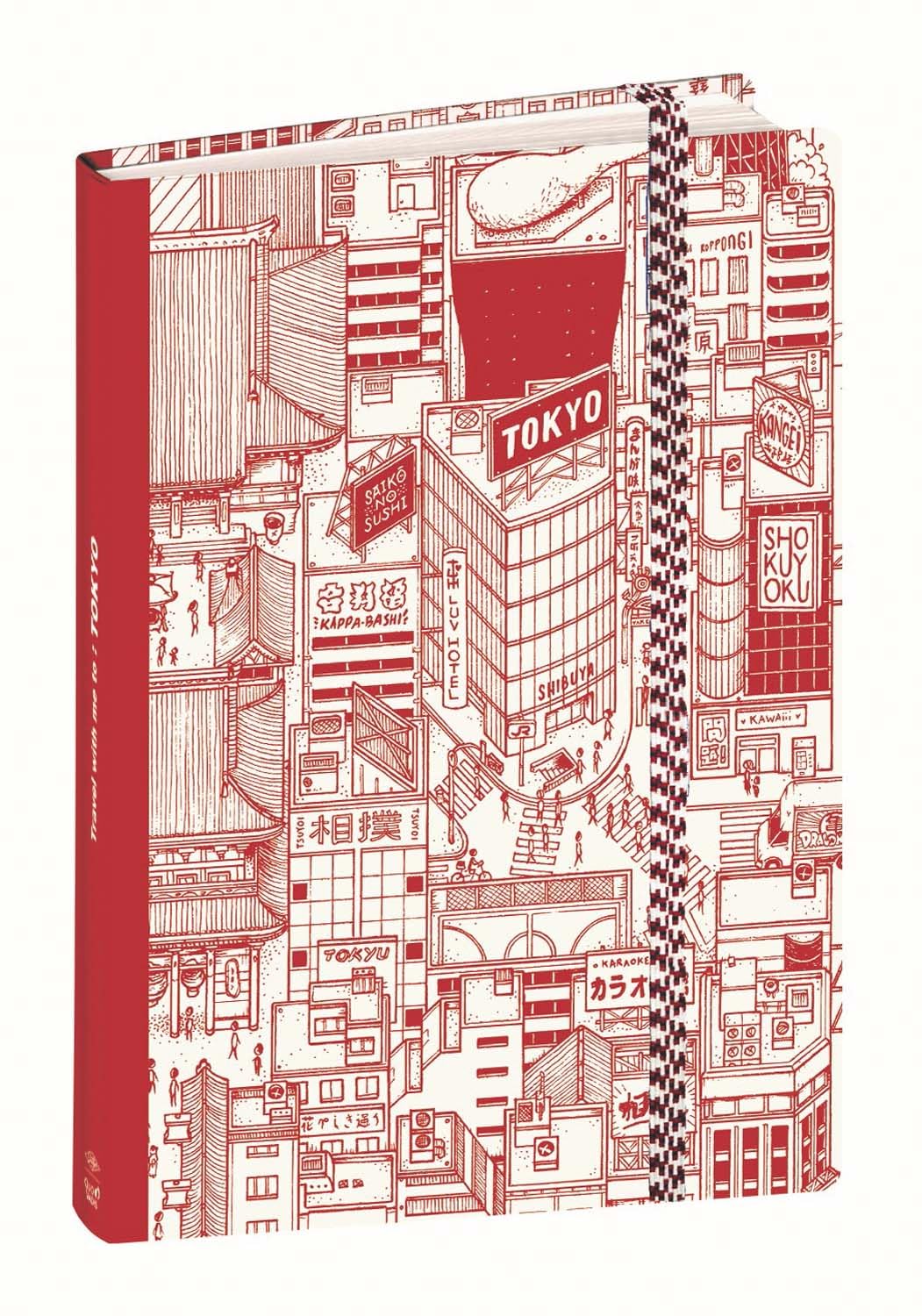 Quo Vadis Tokyo Doctor Paper Notebook 21 Lined with Elastic 15 x 21 cm
