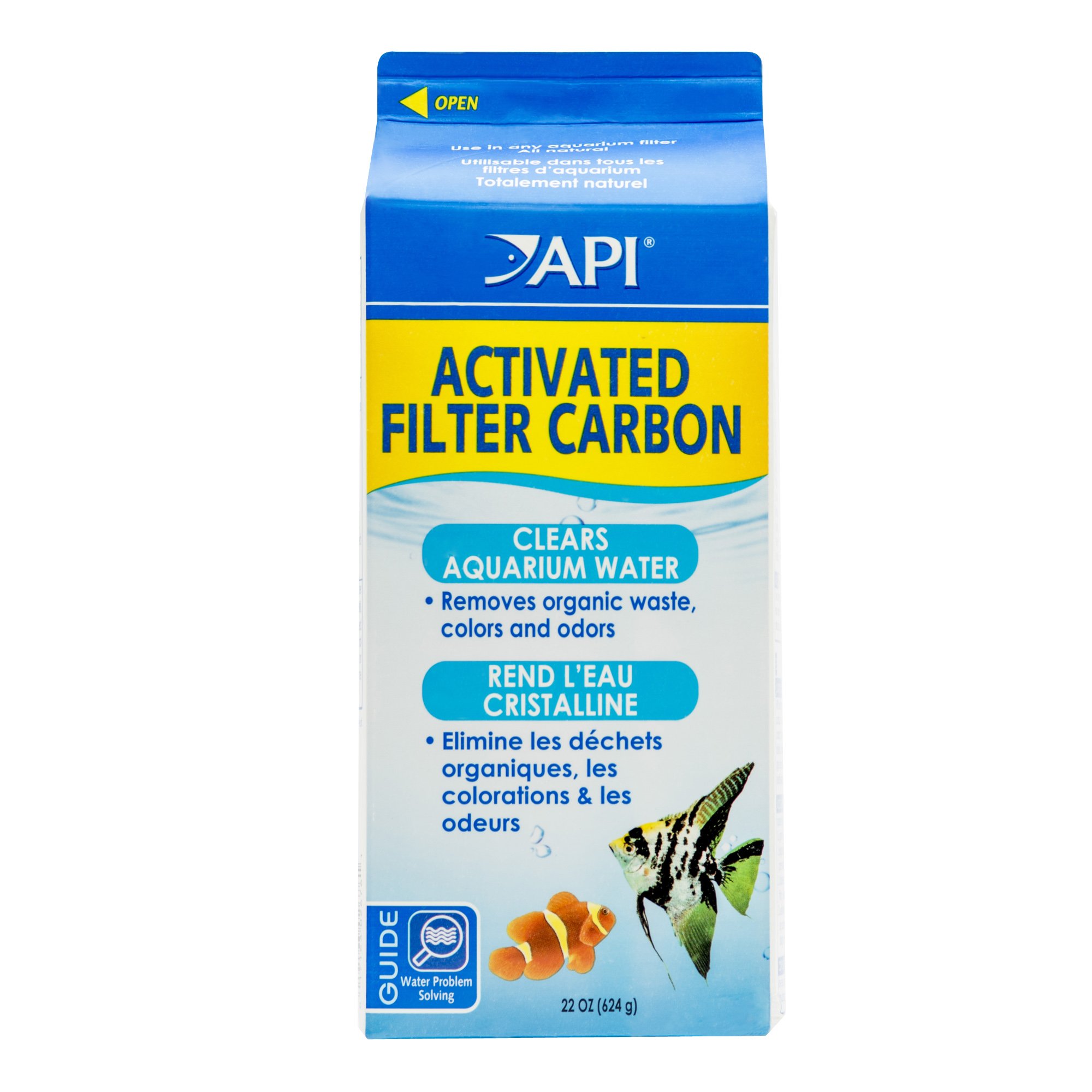 API ACTIVATED FILTER CARBON Aquarium Filtration Media 22Ounce Box