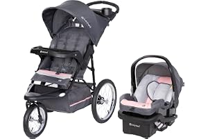 Baby Trend Expedition® Jogger Travel System with EZ-Lift™ Infant Car Seat, Dash Pink