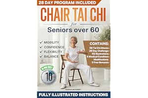 Chair Tai Chi for Seniors over 60: Prevent Falls, Improve Balance and Regain Flexibility with Daily Seated Tai Chi Movements 