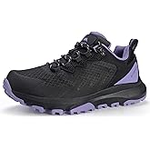OUTJET Women's Waterproof Hiking Shoes Lightweight Comfortable Outdoor Walking Trails Sneakers