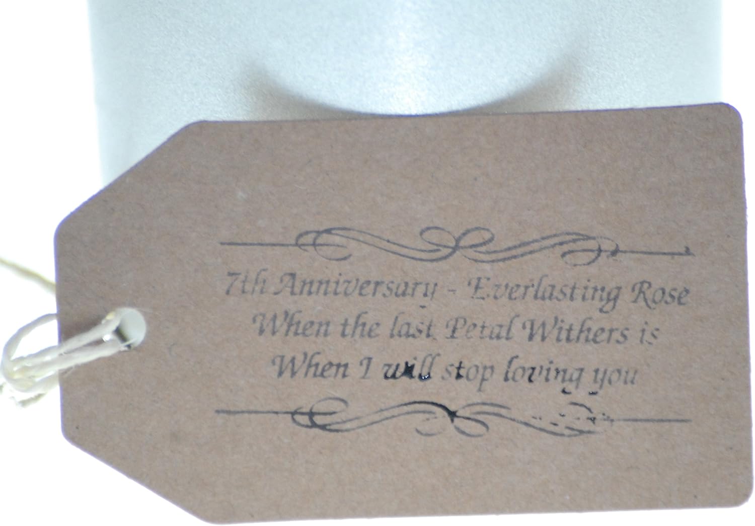 Pirantin 7th Wedding Anniversary Metal Love Rose That Lasts Forever For 7 Year Anniversary - Image 3