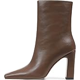 Lovee Cosee Ankle Boots for Women 2025 Chunky Heel Square Toe Heeled Boots with Zipper Comfort Fall Winter Party Office Date Night Travel Casual Outfit