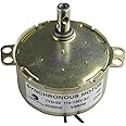 CHANCS Rotation TYD-50 Synchronous Motor AC 110V 50/60Hz 5-6r/min CCW 4W Geared Motor Turntable Gear Box for Microwave Oven