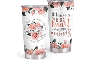 SUCHAGIFT Teacher Gifts for Women - Teacher Appreciation Gifts, Gifts for Teachers Women, Gift for Teachers Women - Back To School Teacher Gifts, Teacher Retirement Gifts, Teacher Birthday Gifts - 20 Oz Tumbler