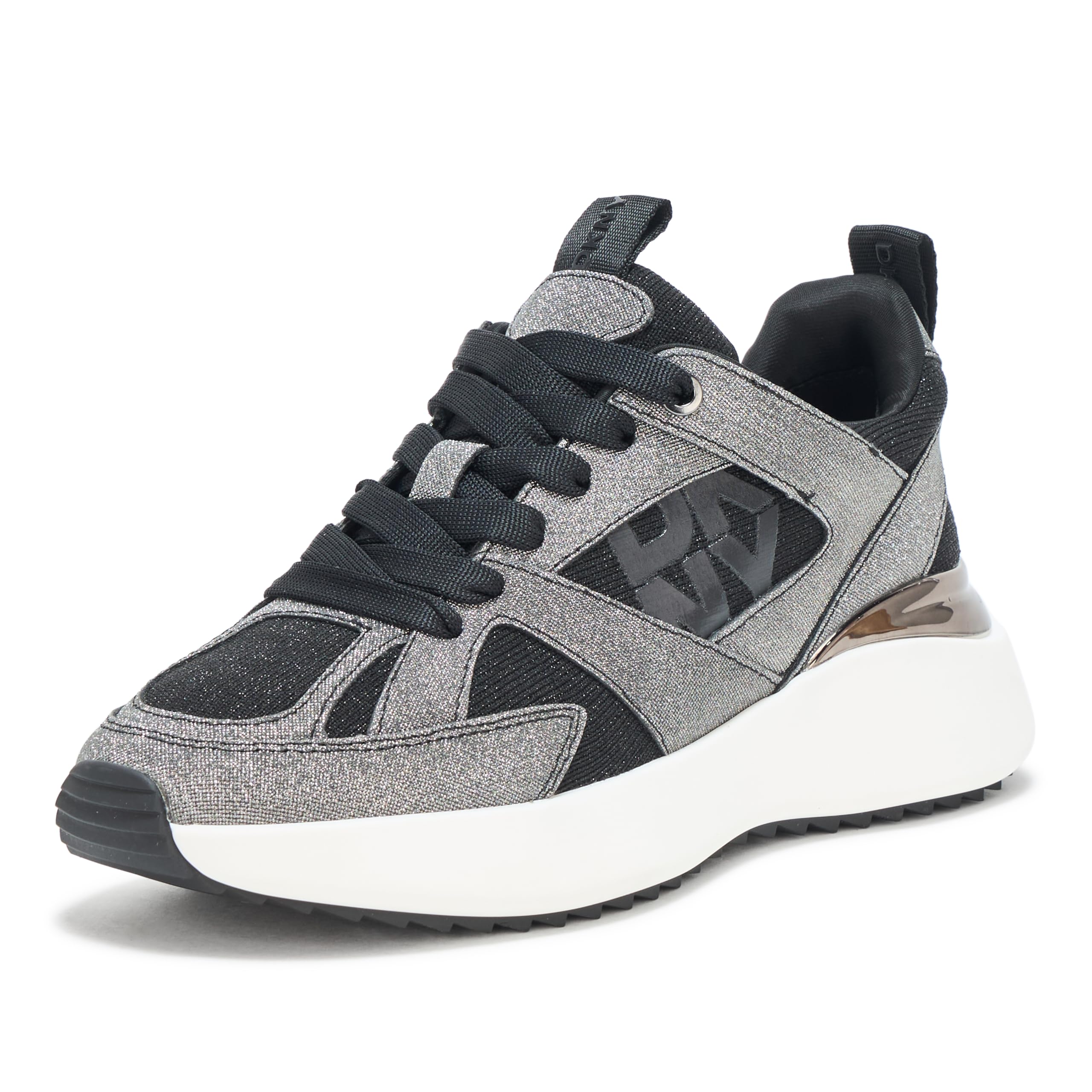 DKNY Women’s Shoes Shoe, Black/Graphite, 85