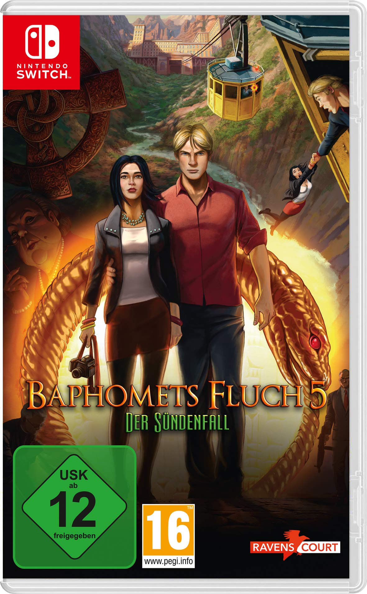 Ravenscourt Baphomets Fluch 5: Der Sündenfall Standard [Nintendo Switch]