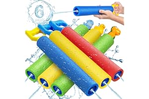 LQYoyz Water Gun, 6 Pack Super Water Soaker Blaster Squirt Guns 40 Ft Water Shooter Swimming Pool Beach Summer Party Outdoor Water Game Fighting Toys for Kids Boys Girls