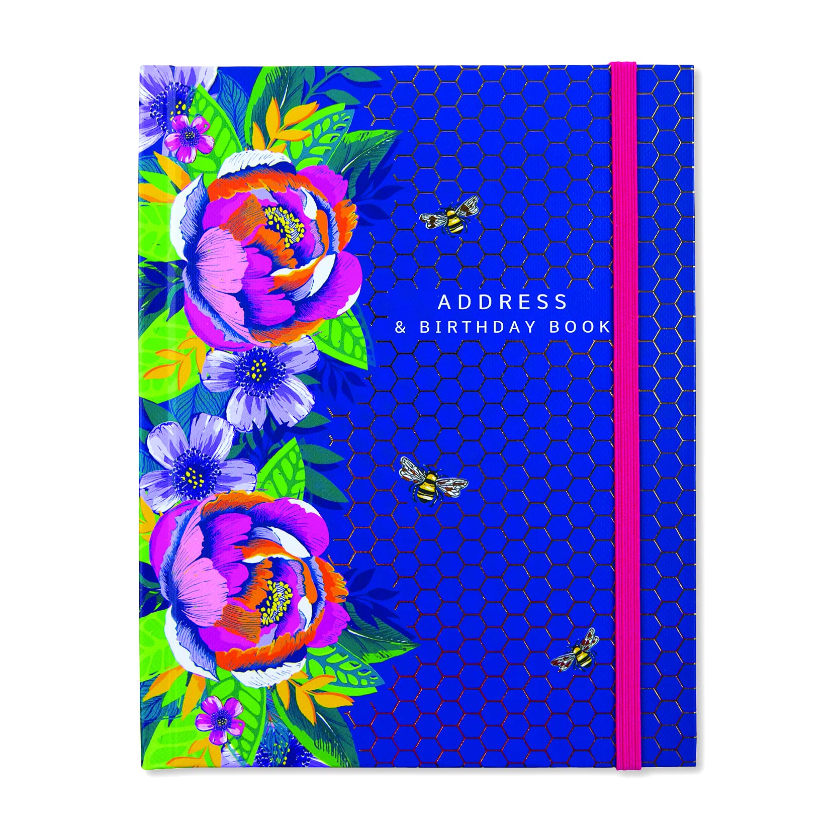 Navy Floral Address & Birthday Book Rachel Ellen Designs