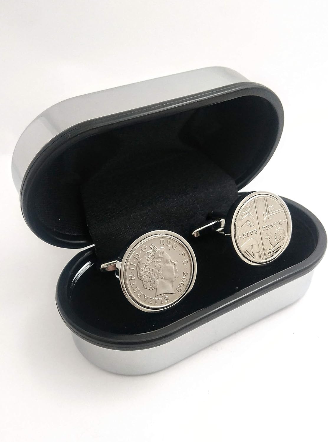 birthday cufflinks 1990 Wear or Gift a Piece of History - Genuine 1990 Coin - Image 4