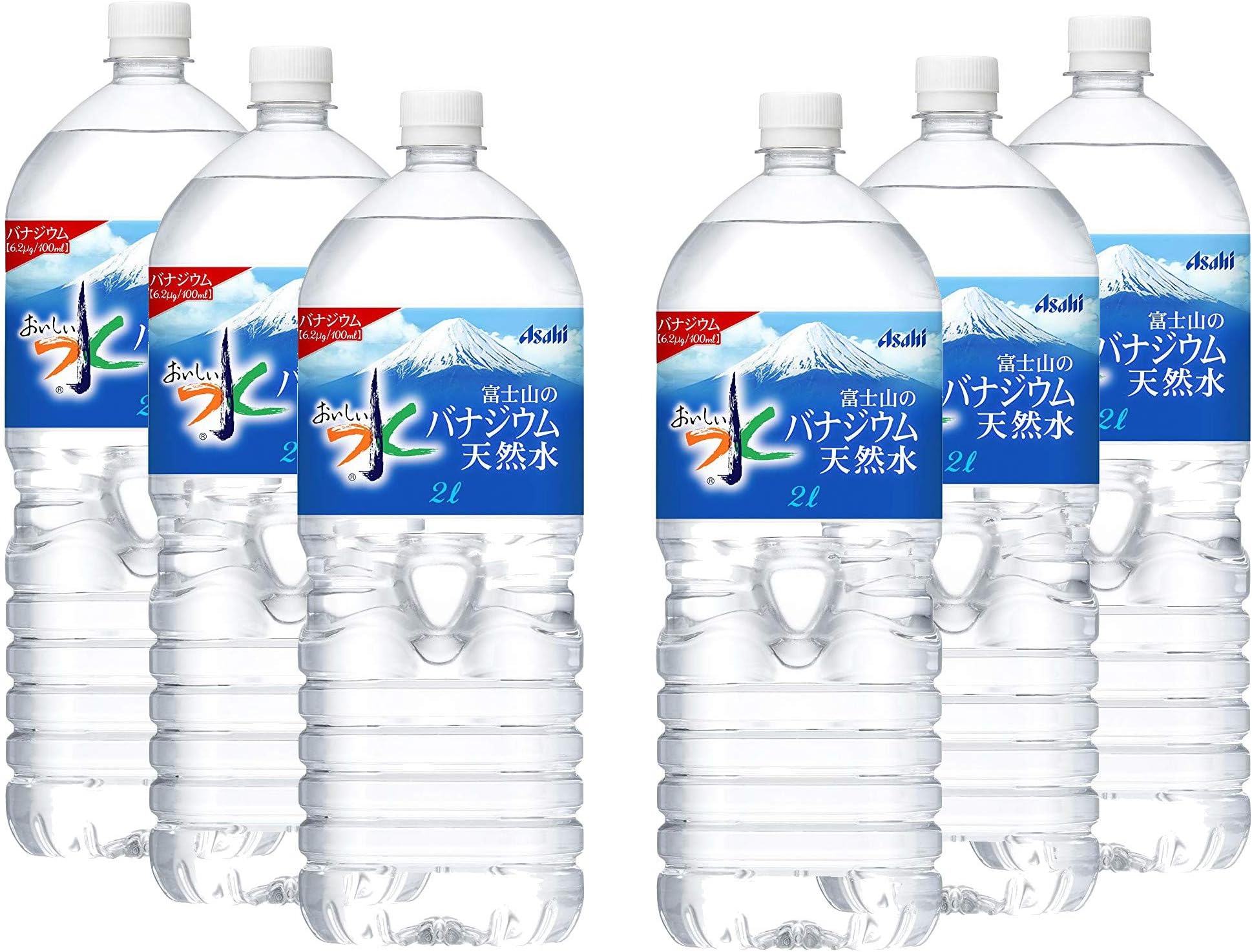 Asahi delicious water Fuji of vanadium natural water 2000mlX6 this
