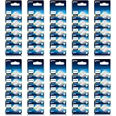 PHILIPS CR2450 Battery 50 Pack, 3v Lithium Coin Cell Batteries Long-Lasting CR 2450 Battery Coin and Button Cell Batteries