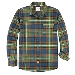 Dubinik®Mens Flannel Shirts Long Sleeve Flannel