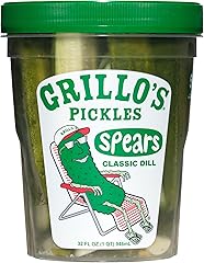 Grillo's Pickles Classic Dill Pickle Spears, 32 Fl Oz