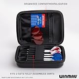 Winmau Armor G2 Darts Wallet Black Case Holds Two Fully Assembled Darts view 3