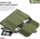 Wynex Tactical Folding Admin Pouch Molle Tool Bag Laser-Cut Design Utility view 5
