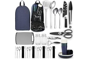 Homquen Camping Essentials Camping Gear Must Haves，Cooking Utensils Set Rv Camping Accessories，Camper Gadgets for Outdoor Hik