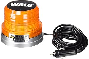 Wolo 3050-A B-Seen Gen 3 LED Technology Amber Lens (12 Volt, Magnet Mount)