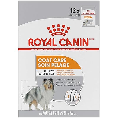 Coat care. дермакомфорт медиум состав. Royal canin coat care паштет. Coat care роял канин. роял канин дермакомфорт для собак макси как выглядит упаковка.