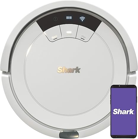 Amazon Com Shark Av752 Ion Robot Vacuum With Tri Brush System Wi Fi Connected 120min Runtime Works With Alexa Multi Surface Cleaning White