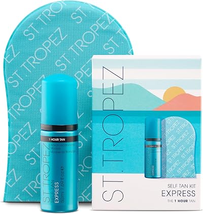 St.Tropez Self Tan Express Starter Kit 50ml Mousse & Applicator Mitt