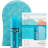 St.Tropez Self Tan Express Mini Kit: Travel-Sized Light/Medium/Dark 1-3 Hour Express Mousse and Tanning Applicator Mitt, Even & Natural, Vegan