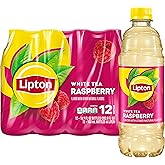 Lipton Raspberry White Tea, 16.9 Fl Oz Bottles (Pack of 12)
